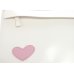 Photo5: NAHOK Single Oboe Case Bag [The Mission/wf] White with Genuine Leather Light Pink Heart {Waterproof, Temperature Adjustment & Shock Absorb}
