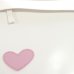 Photo5: NAHOK Single Oboe Case Bag [The Mission/wf] White with Genuine Leather Light Pink Heart {Waterproof, Temperature Adjustment & Shock Absorb} (5)