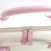 Photo5: NAHOK Score Briefcase [Ludwich/wf] for Flute Players White / Genuine Leather Pink {Waterproof, Temperature Adjustment & Shock Absorb} (5)