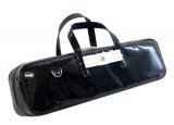 NAHOK Flute & Piccolo Case Bag C Foot [Grand Master2/wf] Black / White Ribbon {Waterproof, Temperature Adjustment & Shock Absorb}
