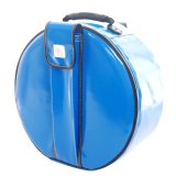 NAHOK Backpack style 14inch Snare Drum Case with Stick Pocket [Golden Arm 2/wf] Ocean Blue {Waterproof, Temperature Adjustment & Shock Absorb}