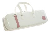 NAHOK Flute & Piccolo Case Bag C Foot [Grand Master2/wf] White / Pink {Waterproof, Temperature Adjustment & Shock Absorb}
