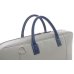 Photo4: NAHOK Oblong Briefcase [Ludwich/wf] Matte Light Grey / Navy Blue {Waterproof, Temperature Adjustment & Shock Absorb}