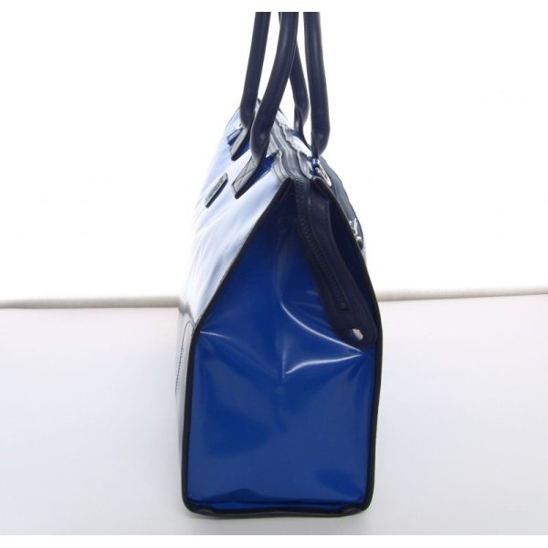 Photo2: NAHOK Lesson Tote [Swing] for Oboe Players Dark Blue / Ivory, Deep Blue {Waterproof}