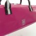Photo2: For B&C foot, NAHOK Flute & Piccolo Case Bag [Grand Master3/wf] Fuchsia Pink / Choco & Silver Handle {Waterproof, Temperature Adjustment & Shock Absorb} (2)