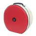 Photo1: NAHOK Backpack style 14inch Snare Drum Case with big snappie [Great Gatsby] Scarlet / Ivory {Waterproof, Temperature Adjustment & Shock Absorb} (1)