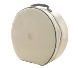 NAHOK Backpack style 14inch Snare Drum Case with big snappie [Great Gatsby/wf] White Special Coating {Waterproof, Temperature Adjustment & Shock Absorb}