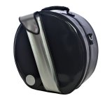NAHOK Backpack style 14inch Snare Drum Case with big snappie [Great Gatsby 2] Black / Silver {Waterproof, Temperature Adjustment & Shock Absorb}