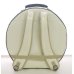 Photo6: NAHOK Backpack style 14inch Snare Drum Case with big snappie [Great Gatsby 2] Ivory / Chocolate, Silver {Waterproof, Temperature Adjustment & Shock Absorb}