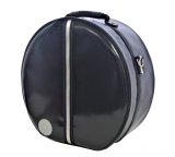 NAHOK Backpack style 14inch Snare Drum Case with big snappie [Great Gatsby 2] Black / Black, Silver {Waterproof, Temperature Adjustment & Shock Absorb}
