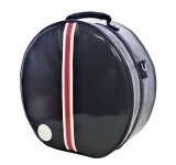 NAHOK Backpack style 14inch Snare Drum Case with big snappie [Great Gatsby 2] Black / White, Red {Waterproof, Temperature Adjustment & Shock Absorb}