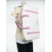 Photo7: NAHOK Oblong Briefcase [Ludwig/wf] White / Genuine Leather Pink {Waterproof, Temperature Adjustment & Shock Absorb}