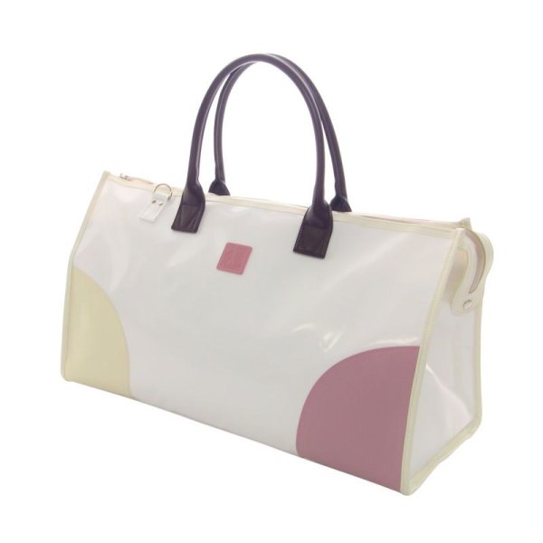 Photo1: NAHOK Musician Boston Bag [Departed/wf] for Oboe Players White / Ivory, Smokey Pink {Waterproof}
