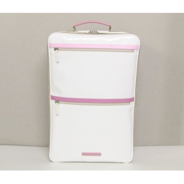 Photo2: NAHOK W Case 2 Compart Backpack [Carlito 2/wf] White / Pink {Waterproof, Temperature Adjustment & Shock Absorb}