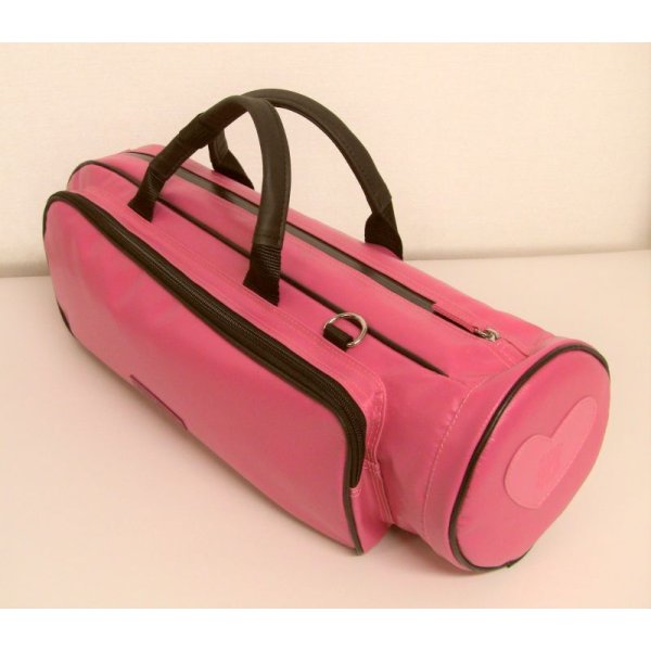 Photo2: NAHOK Trumpet Protection Case [Gelsomina 2/wf] Matte Deep Pink with Mouthpiece Case {Waterproof, Temperature Adjustment & Shock Absorb}