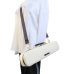 Photo8: NAHOK Flute Case Bag B Foot [Amadeus/wf] Ivory / Choco Genuine Leather Handle {Waterproof, Temperature Adjustment & Shock Absorb}