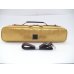 Photo7: NAHOK Flute Case Bag B Foot [Amadeus/wf] Gold / Choco Genuine Leather Handle {Waterproof, Temperature Adjustment & Shock Absorb}
