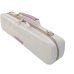 Photo3: NAHOK Flute Case Bag B Foot [Amadeus/wf] White / Pink Genuine Leather Handle {Waterproof, Temperature Adjustment & Shock Absorb} (3)