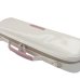 Photo4: NAHOK Flute Case Bag B Foot [Amadeus/wf] White / Pink Genuine Leather Handle {Waterproof, Temperature Adjustment & Shock Absorb} (4)