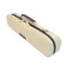 Photo2: NAHOK Flute Case Bag B Foot [Amadeus/wf] Ivory / Choco Genuine Leather Handle {Waterproof, Temperature Adjustment & Shock Absorb} (2)