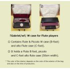Other Photos1: NAHOK W Case [Gabriel/wf] for Flute players Ivory / White {Waterproof, Temperature Adjustment & Humidity Regulation,  Shock Protection} 