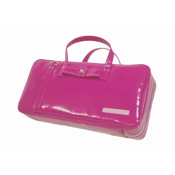 Photo1: NAHOK Clarinet Case Bag [Camarade/wf] Fuchsia Pink / Ribbon {Waterproof, Temperature Adjustment & Shock Absorb}