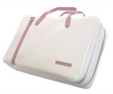 NAHOK 2 Compartment Bag 43 [Deniro/wf] for Flute Players White / Pink {Waterproof, Temperature Adjustment & Shock Absorb}