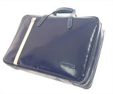 NAHOK 2 Compartment Bag 43 [Deniro/wf] for Flute Players Deep Blue / Ivory {Waterproof, Temperature Adjustment & Shock Absorb}