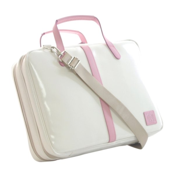 Photo8: NAHOK Briefcase for Oboe [Cantabile 2/wf] White / Pink {Waterproof, Temperature Adjustment & Shock Absorb}