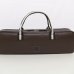 Photo2: For B&C foot, NAHOK Flute & Piccolo Case Bag [Grand Master3/wf] Matte Chocolate / Choco & Silver Handle {Waterproof, Temperature Adjustment & Shock Absorb} (2)