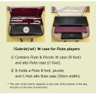 Other Photos2: NAHOK W Case [Gabriel 2/wf] for Flute players Matte Black {Waterproof, Temperature Adjustment & Humidity Regulation, Shock Protection}