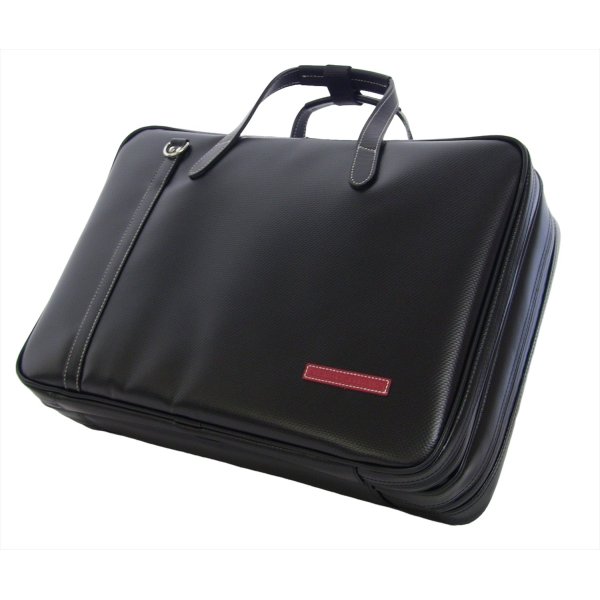 Photo1: NAHOK 2 Compartment Bag 43 for Clarinet  [Deniro/wf] Matte Black {Waterproof, Temperature Adjustment & Shock Absorb}