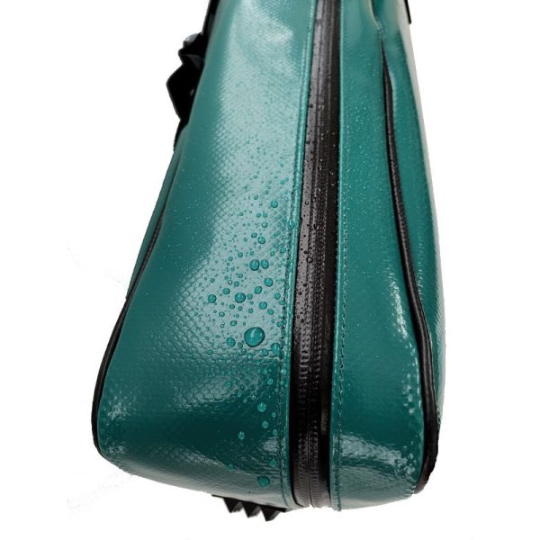 Photo7: NAHOK Shamisen & Tsugaru-jamisen Protection Case [Nitaboh 5/wf] Emerald Green {Waterproof, Temperature Adjustment & Shock Absorb}