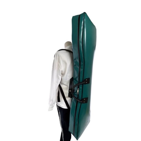 Photo10: NAHOK Shamisen & Tsugaru-jamisen Protection Case [Nitaboh 5/wf] Emerald Green {Waterproof, Temperature Adjustment & Shock Absorb}