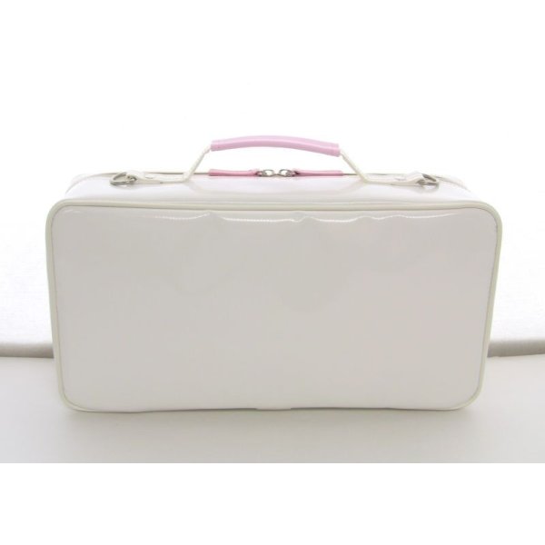 Photo2: NAHOK Oboe Case Bag [Appassionato/wf] White / Light Pink (B) {Waterproof, Temperature Adjustment & Shock Absorb}