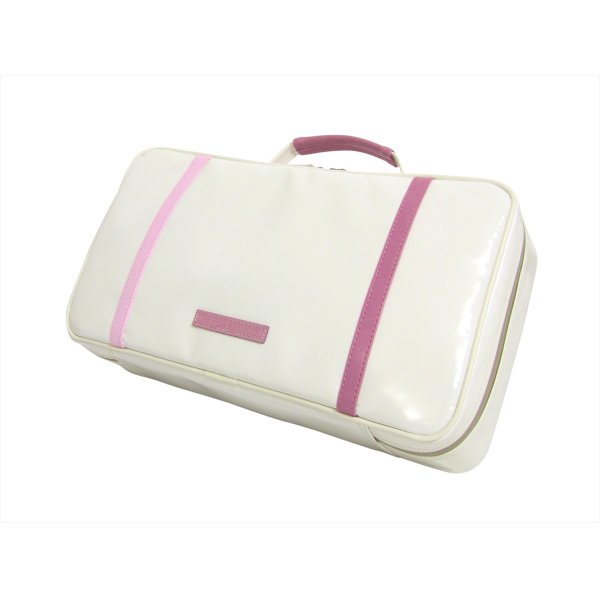 Photo1: NAHOK Clarinet Case Bag Pure White / Pink Gradation {Waterproof, Temperature Adjustment & Shock Absorb}