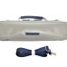 Photo8: NAHOK Flute Case Bag C Foot [Amadeus/wf] Matte Light Gray / Dark Blue Genuine Leather Handle {Waterproof, Temperature Adjustment & Shock Absorb} (8)