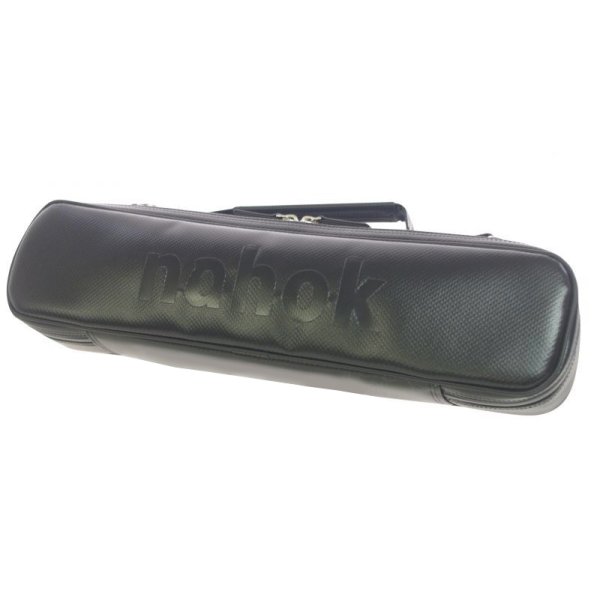 Photo1: NAHOK Flute Case Bag C Foot [Amadeus/wf] Matte Black Press Logo {Waterproof, Temperature Adjustment & Shock Absorb}