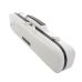 Photo4: NAHOK Flute Case Bag C Foot [Amadeus/wf] White / Chocolate Genuine Leather Handle {Waterproof, Temperature Adjustment & Shock Absorb}