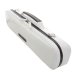 Photo4: NAHOK Flute Case Bag C Foot [Amadeus/wf] White / Chocolate Genuine Leather Handle {Waterproof, Temperature Adjustment & Shock Absorb} (4)