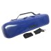 Photo9: NAHOK Flute Case Bag C Foot [Amadeus/wf] Dark Blue / Black Genuine Leather Handle {Waterproof, Temperature Adjustment & Shock Absorb}