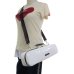 Photo7: NAHOK Flute Case Bag C Foot [Amadeus/wf] White / Chocolate Genuine Leather Handle {Waterproof, Temperature Adjustment & Shock Absorb}