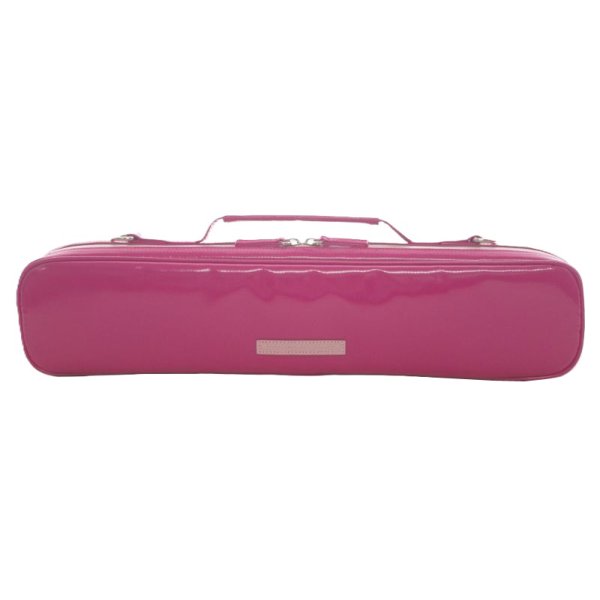 Photo2:  NAHOK Flute Case Bag C Foot [Amadeus/wf] Fuchsia Pink {Waterproof, Temperature Adjustment & Shock Absorb}