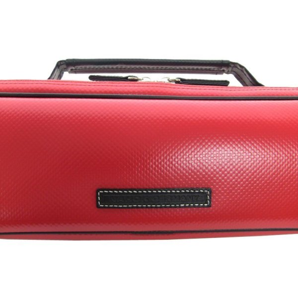 Photo2: NAHOK Flute Case Bag C Foot [Amadeus/wf] Matte Scarlet  {Waterproof, Temperature Adjustment & Shock Absorb}