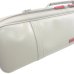 Photo2: NAHOK Alto Flute Case Guard C Foot [Krysar/wf] Matte Light Grey / Red Leather Emblem {Waterproof, Temperature Adjustment & Shock Absorb} (2)