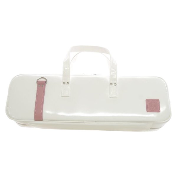 Photo2: NAHOK Flute & Piccolo Case Bag C Foot [Grand Master2/wf] White / Pink {Waterproof, Temperature Adjustment & Shock Absorb}