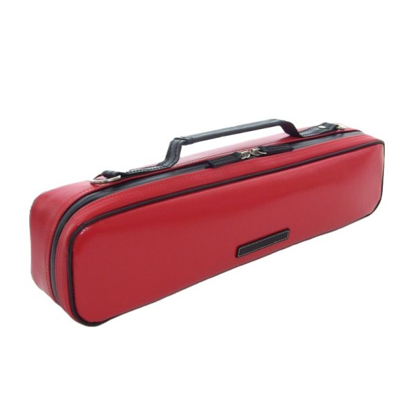 Photo3: NAHOK Flute Case Bag C Foot [Amadeus/wf] Matte Scarlet  {Waterproof, Temperature Adjustment & Shock Absorb}