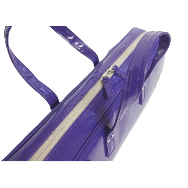 Photo2: NAHOK Flute & Piccolo Case Bag C Foot [Grand Master2/wf] Violet / White {Waterproof, Temperature Adjustment & Shock Absorb}