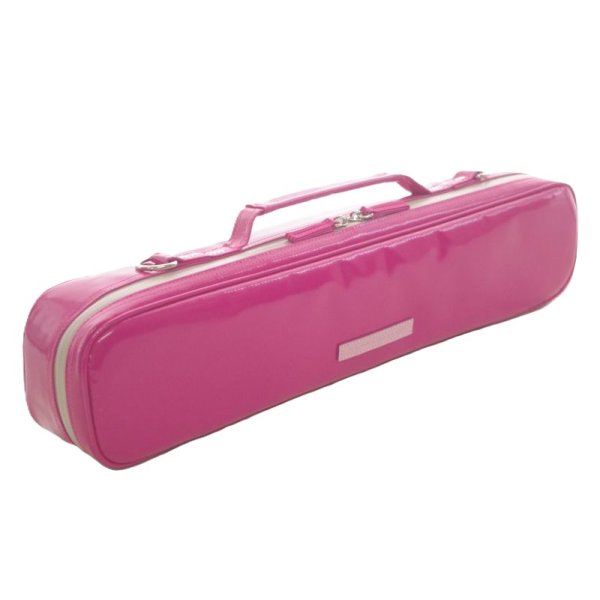 Photo3:  NAHOK Flute Case Bag C Foot [Amadeus/wf] Fuchsia Pink {Waterproof, Temperature Adjustment & Shock Absorb}