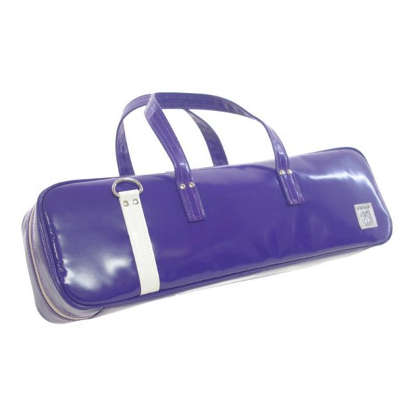 Photo1: NAHOK Flute & Piccolo Case Bag C Foot [Grand Master2/wf] Violet / White {Waterproof, Temperature Adjustment & Shock Absorb}